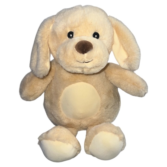 YuMe Target Tan Cute Puppy Dog Soft Plush Stuffed Animal Maxx Marketing 14" - Picture 1 of 6